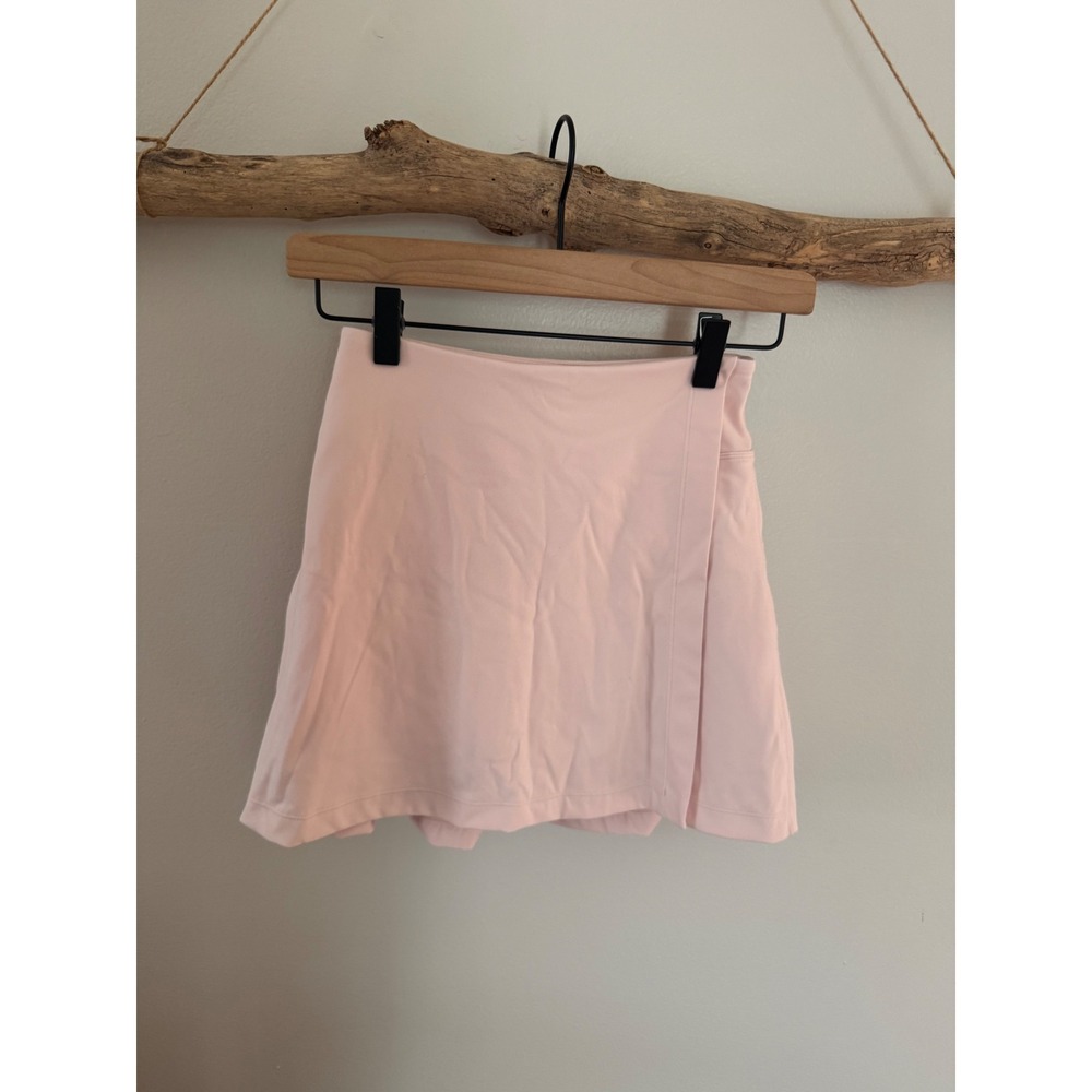 FLX Women Pink Athletic Skort Faux Wrap Tennis Golf Skirt Size XS